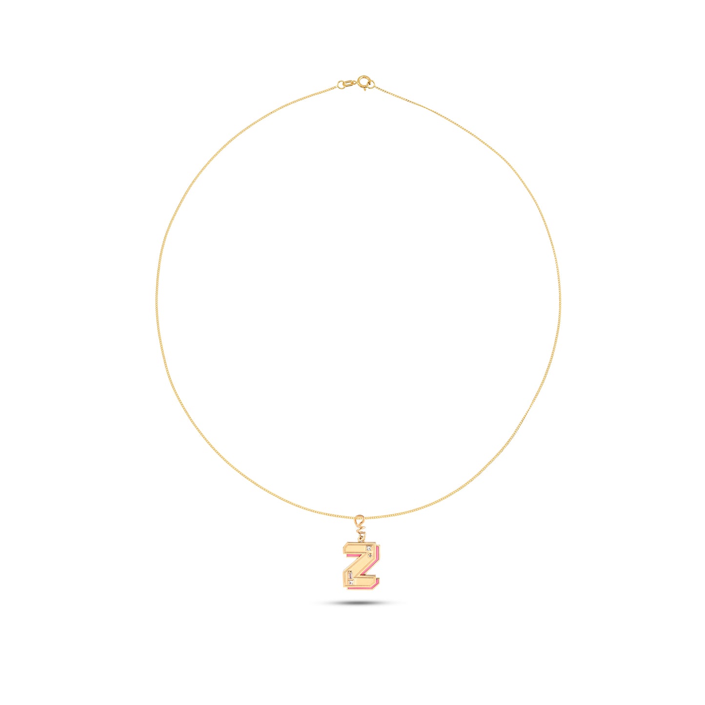 SAY IT LETTER NECKLACE - A/Z