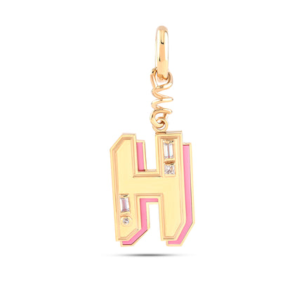SAY IT LETTER CHARM- H