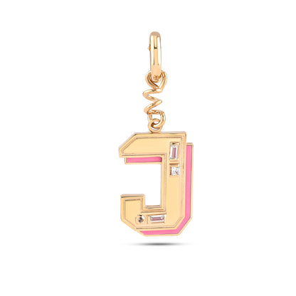 SAY IT LETTER CHARM- J