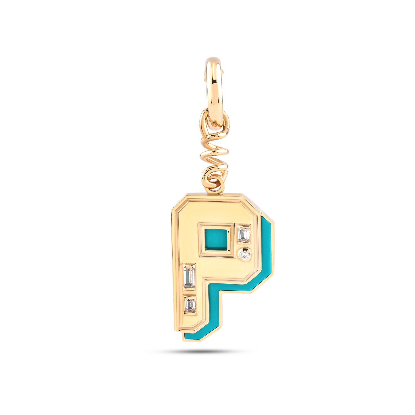 SAY IT LETTER CHARM - P