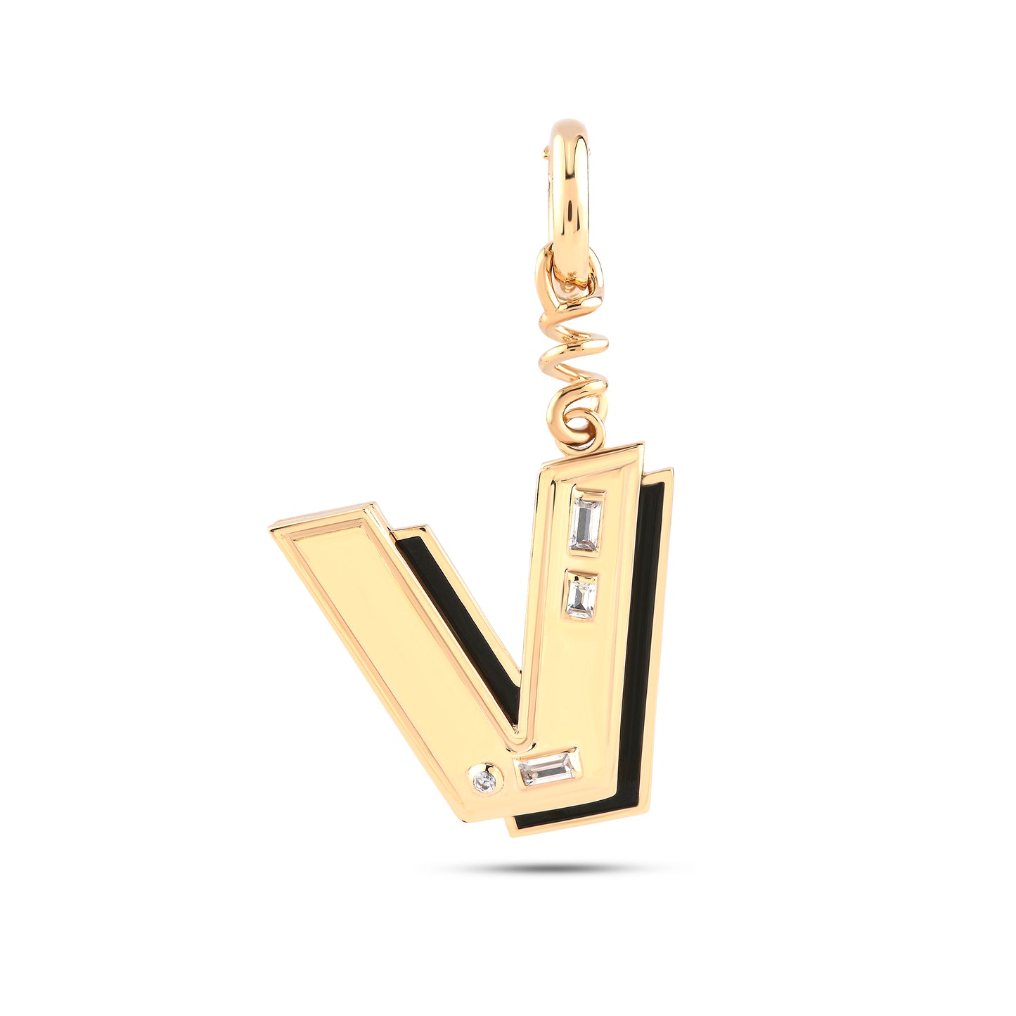 SAY IT LETTER CHARM - V