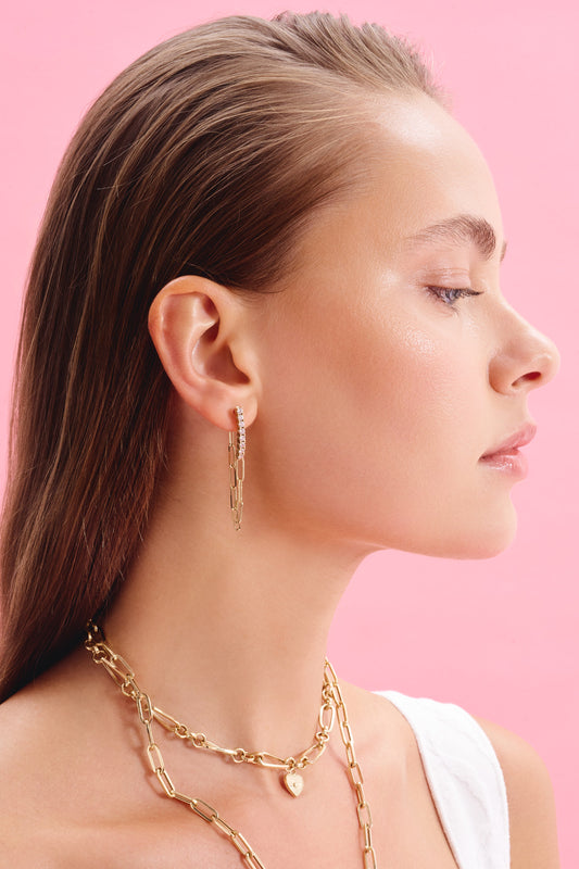 BOLDIE CHAIN EARRINGS