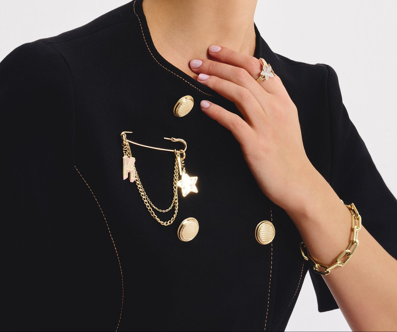 SAY IT LETTER CHARM- K hover