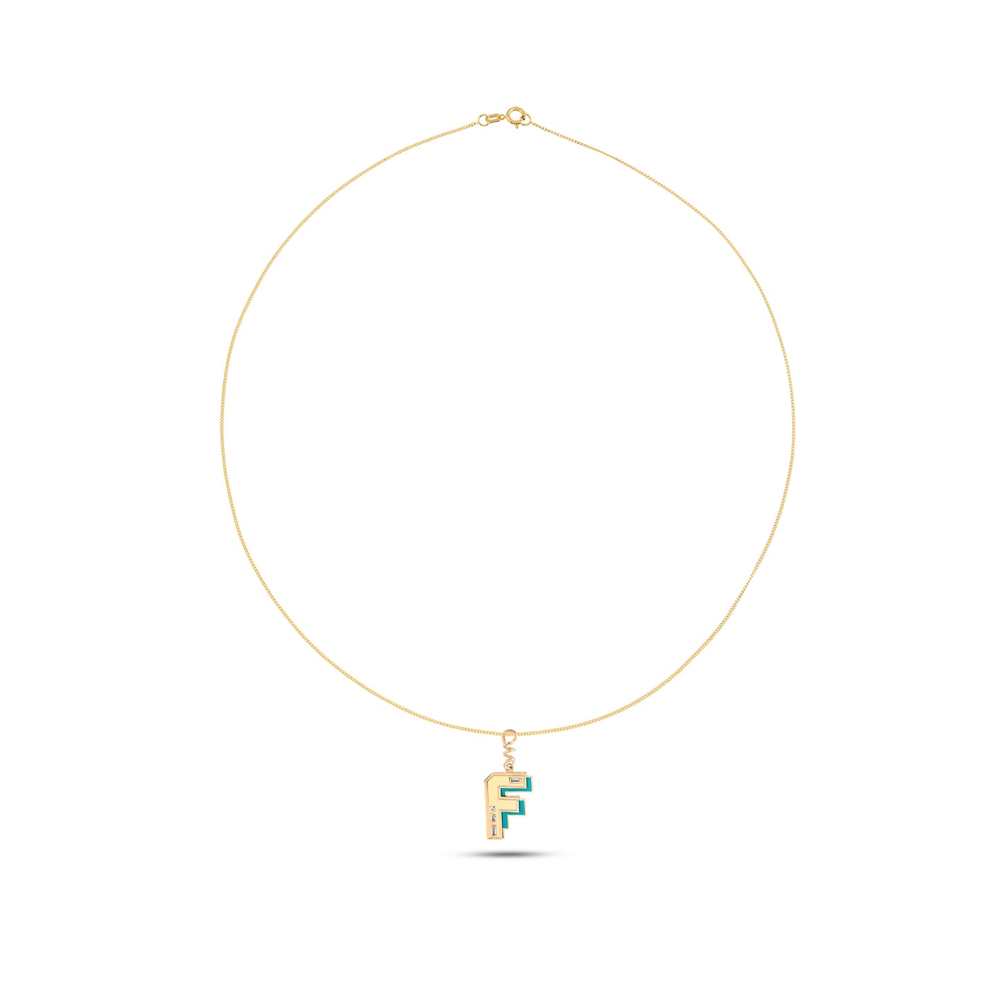 SAY IT LETTER NECKLACE - A/Z