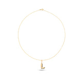 SAY IT LETTER NECKLACE - A/Z