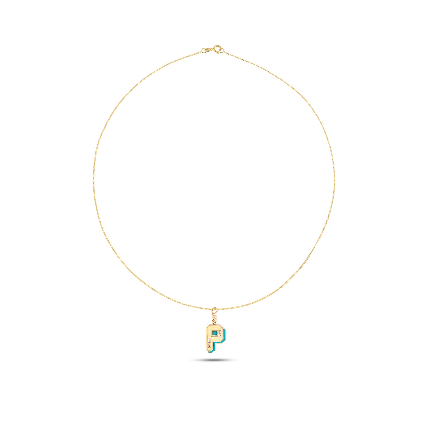 SAY IT LETTER NECKLACE - A/Z