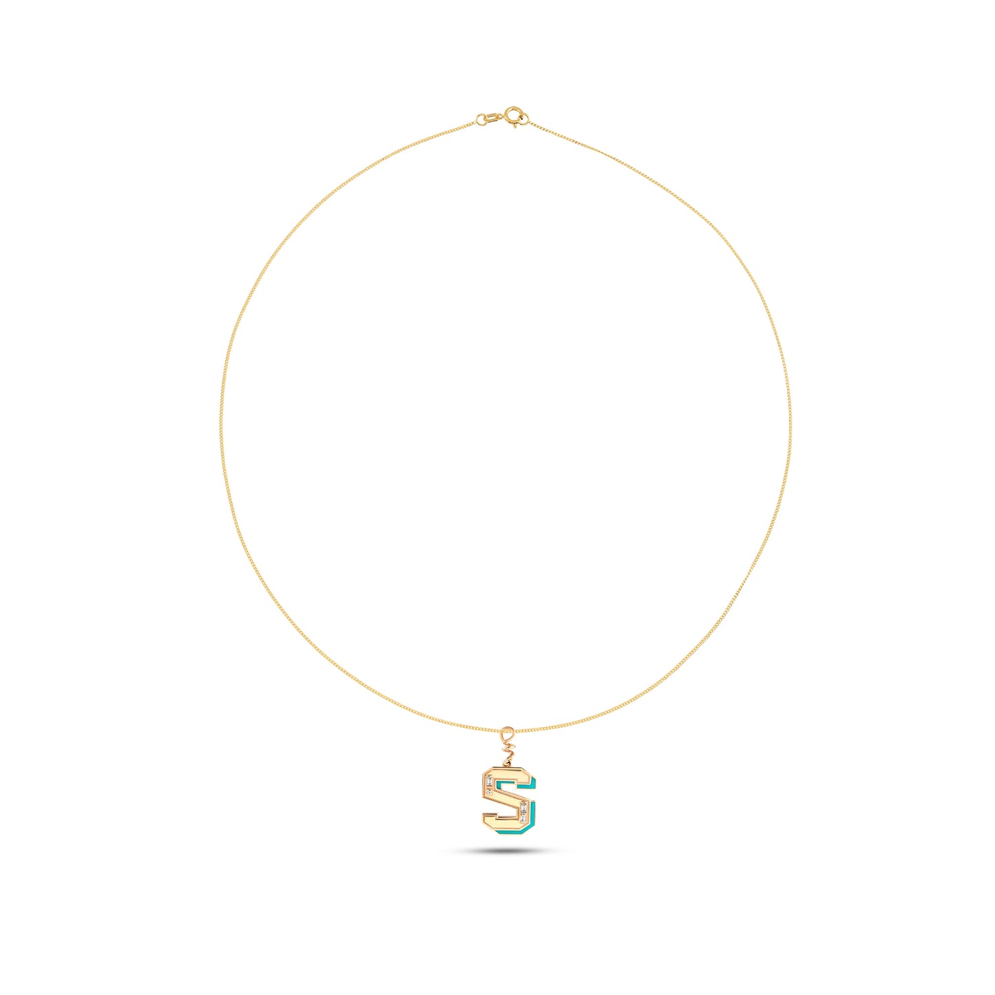 SAY IT LETTER NECKLACE - A/Z