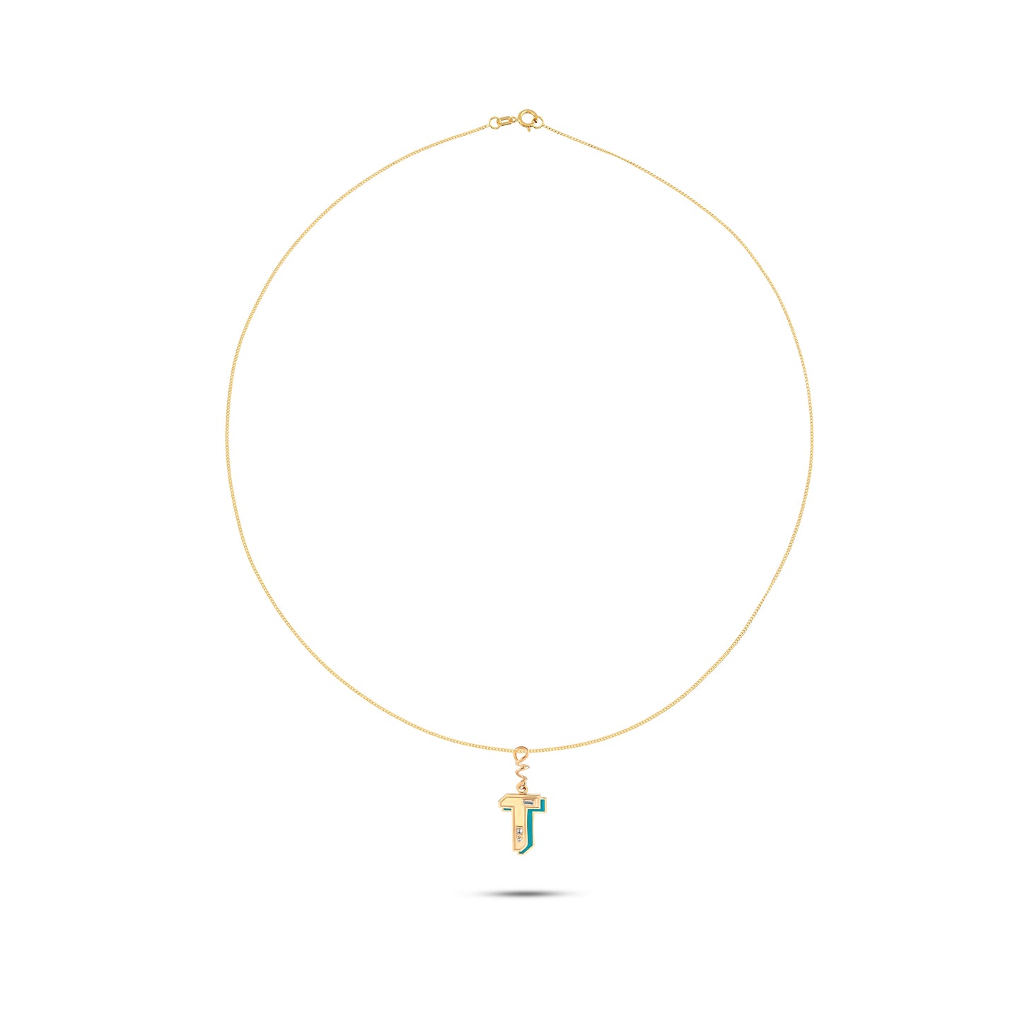 SAY IT LETTER NECKLACE - A/Z